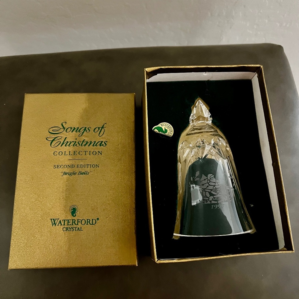 4-Waterford Crystal Bells "Songs of Christmas" Collection $25/each